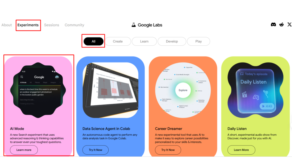 Google AI Mode Access Step - mraiseo